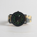 Army green watch army watch, stainless steel back quartz watch for sport